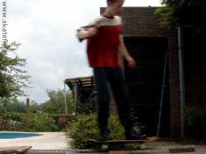 50-50 op mijn skaterail