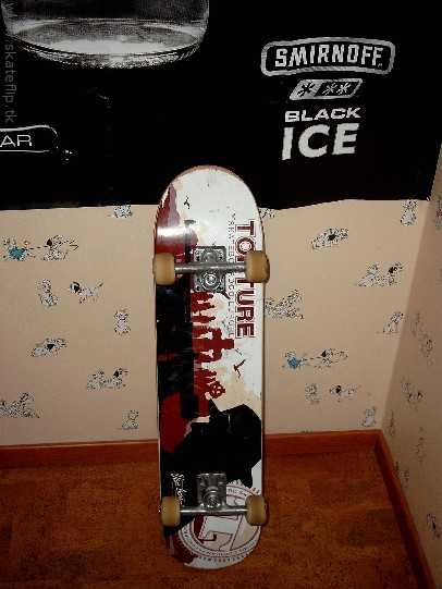 mijn nieuw skateboard